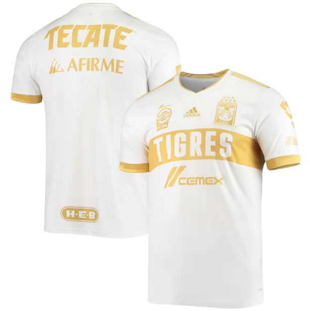 2021/22 Tigres UANL Third Away White Soccer jersey Shirt